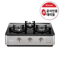 린나이 RT-6502I 3구 가스렌지 공식대리점, RT-6502I/LNG