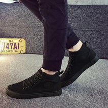 남자캔버스화 남성 하이탑 즈크화 봄 여름 화이트 천 슈즈 스니커즈 배기 트렌드한 신발 618474472