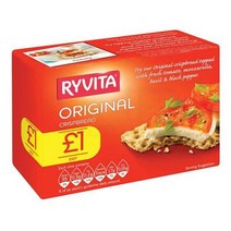 라이비타 오리지널 대용량 Ryvita Original Crispbread 200g 12팩
