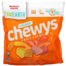 야미얼스 Chewys 과일 츄 레몬 오렌지 딸기 체리 227g, 5 oz