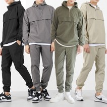 벤티브 남자 빅사이즈 후드우븐집업아노락 조거팬츠 상의 하의