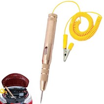 자동차 회로 테스터 펜 자동 전압 테스트 램프 프로브 라이트 시스템 키트 트럭 오토바이용 6-24V DC