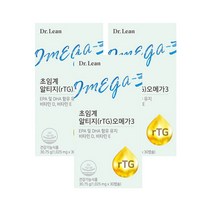 [공식] 닥터린 초임계 알티지(rTG) 오메가3 알파, 30정, 18박스