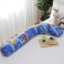 부드러운 순면 바디필로우 L자 임산부 롱쿠션 바디쿠션 긴베개 솜포함, 카즈