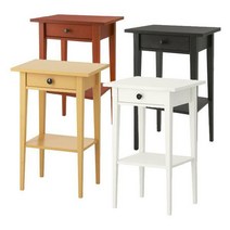 이케아 HEMNES 헴네스 침대협탁/선반/서랍장/수납/렌지대/밥솥선반/북유럽/침실가구, 화이트스테인