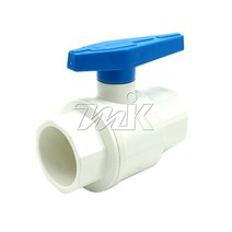PVC 볼밸브 본드식 밸브 고급형 15A 20A 25A 32A 40A 50A (17015), 1개