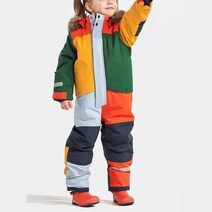 어린이 스키 정장 겨울 여자 세트 작업복 소년 스노우 보드 방수 Tracksuit 야외 의류, 02 as picture_03 100