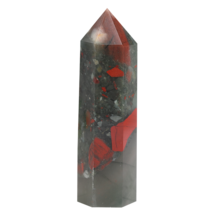 흑요석 천연 크리스탈 스톤 타워 룸 장식 힐링 포인트 에너지 원시 광석 로즈 쿼츠 Labradorite 보석 DIY 선물, [02] 60-70mm, [26] blood stone