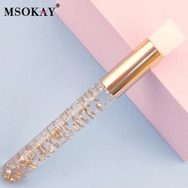 Msokay속눈썹 연장 클리닝 브러쉬 골드 코 블랙 헤드 폼 클린 리무버 이식 속눈썹 샴푸 어플리케이터 메, 03 Shining Gold