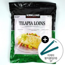코스트코 커클랜드 틸라피아 로인스 1.13kg + 이케아 봉지클립(대) 1P 고단백 흰살생선 아이스박스발송, 1개