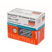 [ 정품]Simpson Strong-Tie SD10112R100 10 x 3.8cm1-12인치 구조용 나사 100개입