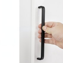 방문손잡이 터닝도어 히든도어 중문 가구 블랙 골드 실버 캐비닛 솔리드 옷장 서랍 손잡이 알루미늄 합금, 01 black_02 96mm