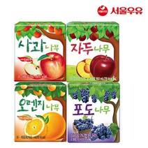 서울우유 사과나무 포도 오렌지 자두 150mlx24팩 아기주스, 24팩, 오렌지나무12팩+자두나무12팩