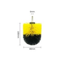 마루광택기 바닥광택기 광택기 바닥광택 연마기 바닥연마기 가죽 및 실내 장식 자동차 연마 도구 드릴 브러시 부착 청소 카펫 1 개 4 인치 신제품, b