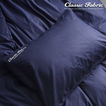 80수 자수 네이비 베개커버