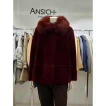 안지크 [특가~!!] 폭스퍼 양모무스탕 하프코트 DF4MT6940