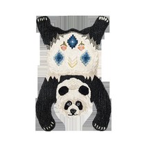 거실매트 놀이방매트 거실러그 베란다 외계인 동물모양 프린트 인쇄 크리스타일 벨벳, 외계인 LZH-12