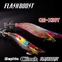 시마노 세피아 클린치 플래시부스트 QE-X30T (3호/15g) 루어낚시 하드베이트 무늬오징어에기, 007