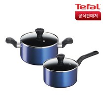 테팔 이노바시오 인덕션 냄비 2종 세트 편수 18cm + 양수 20cm, 없음, 상세설명 참조