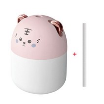 차량 여행용 탁상용 차량용 차량가습기 USB 쿨 미스트 가습기 250M 아로마 에센셜 오일 디퓨저 침실 가정용 야간 조명 향수, Pink Tiger_CHINA