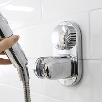 할머니댁 각도조절 접착식 샤워기홀더 목욕탕 샤워기거치대 대중탕 빌라 원룸, 상세페이지 참조