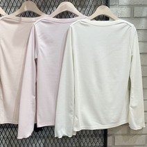 입술 롤링티셔츠)입술넥 봄신상 입술넥티 레이온 스판면 부드러운면원단 화이트 흰색 실크 실켓 베이지