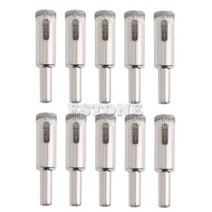 목공용홀쏘 홀소 초경 목공 홀쏘 다이아몬드 코팅 코어 드릴 비트 5mm 6mm 8mm 10mm 12mm 구멍 톱 유리 타일 세라믹 대리석 작업 액세서리 10 개, [05] 12mm, 05 12mm