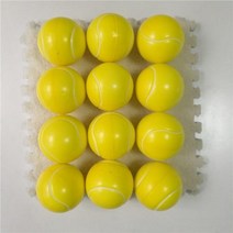 어린이 소프트 축구 농구 야구 테니스 장난감 거품 고무 스퀴즈 공 스트레스 방지 63cm 12 개, 12pcs tennis ball