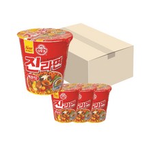 자꾸 손이가는 매운맛 오뚜기 진라면 매운맛 작은 컵라면 12개 1박스