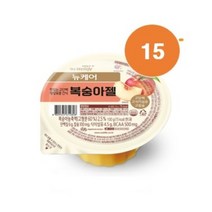 [뉴케어] 영양간식 복숭아젤 100g * 15개