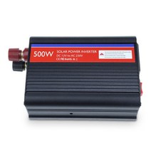 DC 컨버터 모듈 차량용 변환 통신 가변 전압 500W 사인파 전력 변환기 휴대용 DC 12 v에서 AC 230V 단락 보, 01 Black