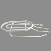 자전거 짐받이 하대(16 18인치 스틸 백색), 16인치