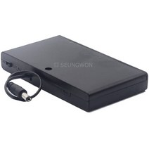 일렉킹 AA 8구 DC잭 배터리홀더 건전지홀더 배터리케이스, 1개