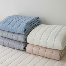 보아요 고정밴드 알러지케어 침대패드 면 카페트 겸용 슈퍼싱글 퀸 킹사이즈, 딥그레이