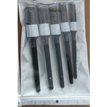 차량용 먼지 털이개 케이스 5pcs 자동 자동차 디테일링 림 브러시 자동차 청소 도구, 하얀