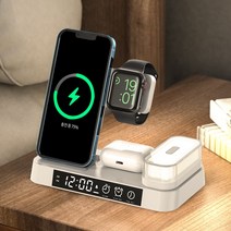 알파플랜 맥세이프 3in1 아이폰 애플워치 멀티 무선 고속 충전기