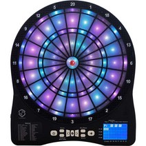 실내 보드게임 스마트 전자다트 발광 벽걸이 술집 바, 그린 + 트레이닝 다트 6개(리필100개)