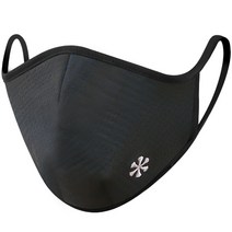 호흡이 편안한 겨울용 자전거 방한 면마스크, 블랙