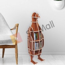 SY몰 DIY 펭귄 책장 서점인테리어 도서관책장 도서관인테리어