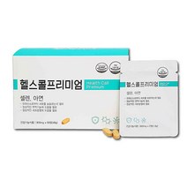 레스베라 헬스콜 땅콩새싹 분말 셀렌 아연 발효톱밥 유산균 비타민 마그네슘 미네랄 임산부 임신준비 부모님선물 60정, 2개