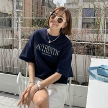 [조아맘] 오트 레터링 맨투맨 티