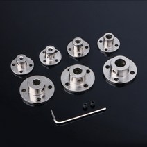 4mm 리지드 플랜지 커플링 모터 가이드 샤프트 커플러 모터 커넥터고 플랜지 커플러, 07 7mm