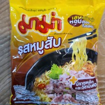 태국라면 마마무샵 인스턴트 누들 민스드 포크 플레이버 instant noodles minced pork flavour 60g worldfood