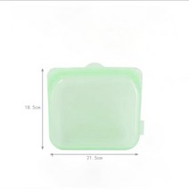 견출지 라벨 스티커재사용 가능한 실리콘 식품 보관 백 누수 방지 상단 잠금 정리함 신선, 05 Green-L