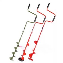 수동 접이식 아이스 드릴 오거 빙어낚시 얼음 뚫기, 15cm 아이스 드릴