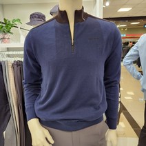 [슈페리어] FW 소매배색 방풍 집업 라운드 골프 티셔츠 ICC2401 인천논현, 블랙, 100