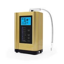 알칼리성 물 Ionizer 수소 발생기 기계 정수기 pH 3 5-10 5 가정용 산성 필터 시스템 생산, Plus 7 Ti Pt plates, EU, YELLOW, 1개