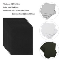 에바폼 1pcs 두께 1/2/3/5/10mm Eva 폼 시트 공예 에바 펀치 DIY 수제 모델 만들기, 01 White_15 1x350x1000mm