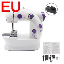 가정용 재봉틀 미니미싱 입문자용 미싱 초보 홈미싱 수선기, N02 .EU Adaptor