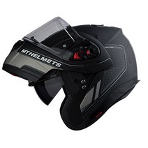 MT 헬멧 ATOM SV RACELINE MATT BLACK/GREY, XL